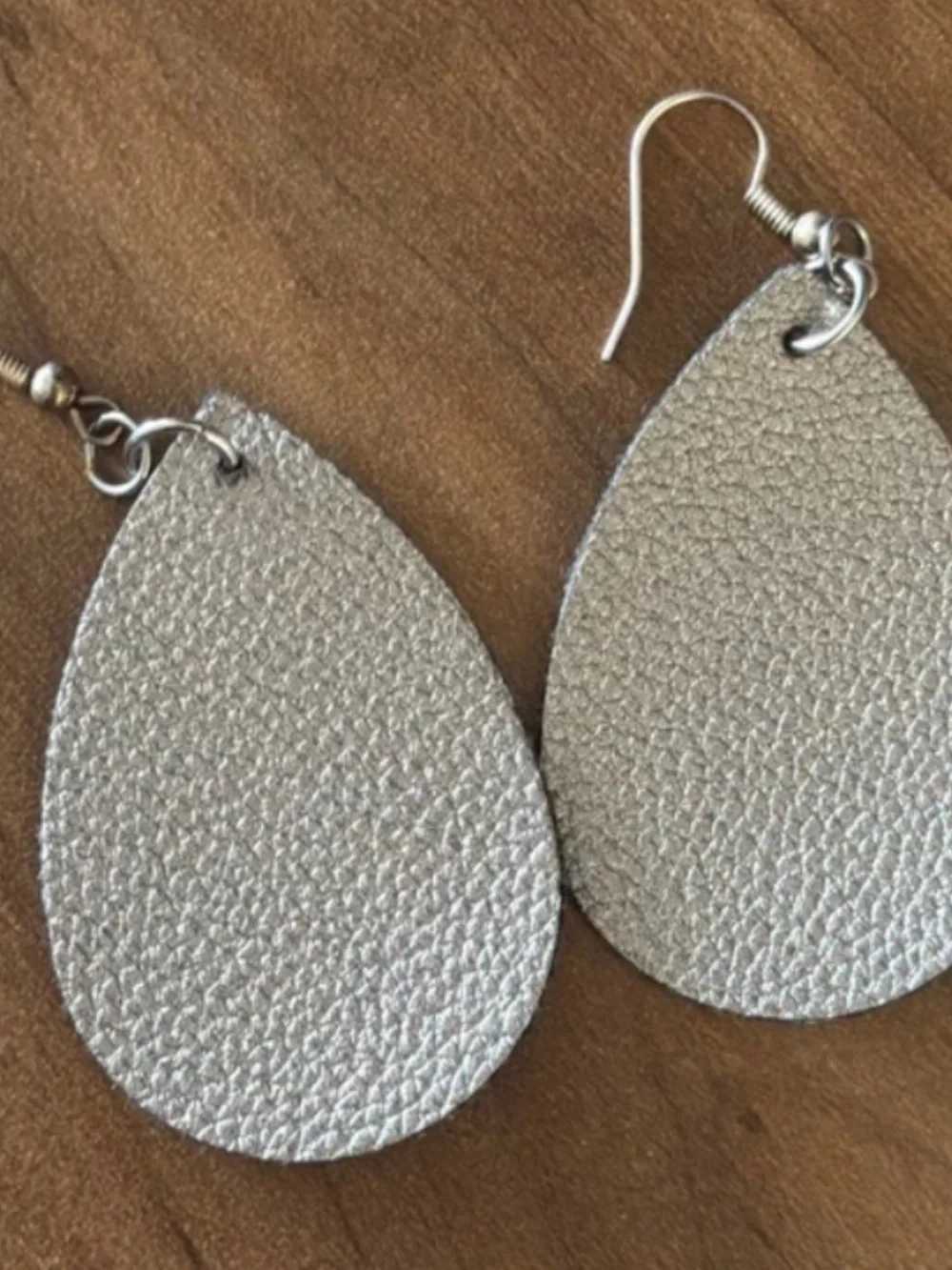 Glitter Teardrop Dangle Earrings